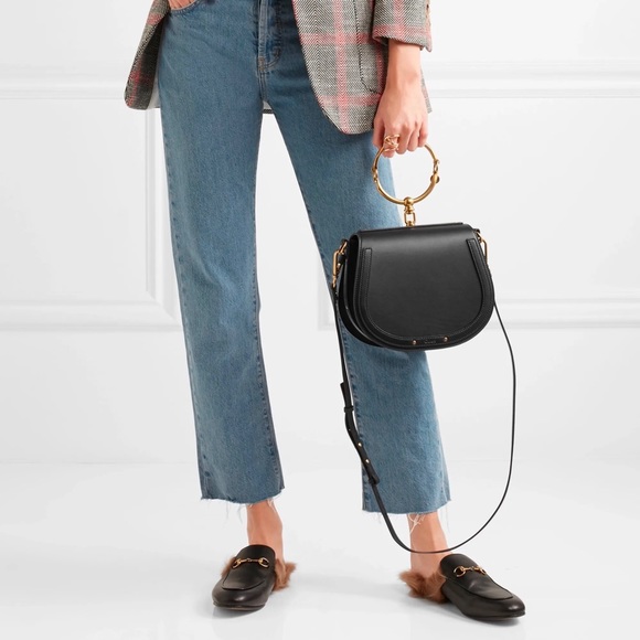 Chloe Handbags - LIKE NEW CHLOÉ Medium Nile Black Bracelet Bag